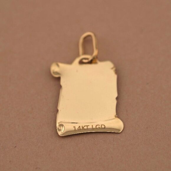 14K Solid Gold Guadalupe Virgin Mary Pendant | A Symbol of Faith and Grace | - Picture 8 of 8